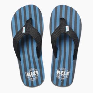 NWT Mens Reef Black flip Flops Sandals Size 12
